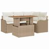 vidaXL Conjunto de Sof&aacute; de Jardim 5 unid. 4-N&uacute;mero de lugares