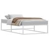 vidaXL Estrutura de cama sem colch&atilde;o branco 90x200 cm metal