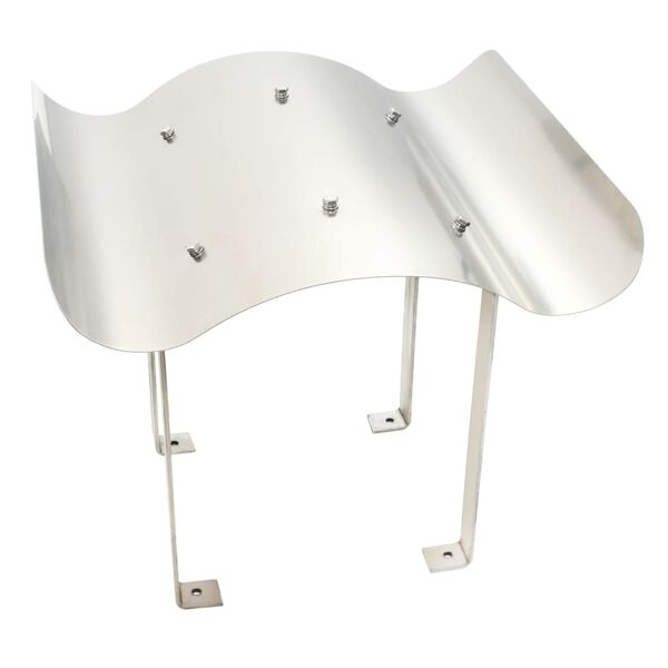 vidaXL Chap&eacute;u de chamin&eacute; em a&ccedil;o inoxid&aacute;vel 70 x 100 x 38 cm