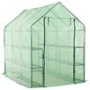 vidaXL Estufa com 12 prateleiras 143x214x196 cm a&ccedil;o