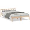 vidaXL Cama extra longa sem colch&atilde;o 140x220 cm madeira de pinho maci&ccedil;a