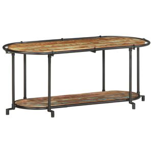 vidaXL M&oacute;vel de TV 100x42x40 cm madeira recuperada maci&ccedil;a