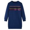 vidaXL Vestido para crian&ccedil;a azul-marinho 92