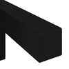 vidaXL P&eacute;s de Apoio 2 pcs Preto 57 x 57 x 100 mm Ferro