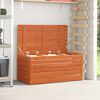 vidaXL Caixa de Armazenamento Marrom Cera 101 x 50,5 x 46,5 cm