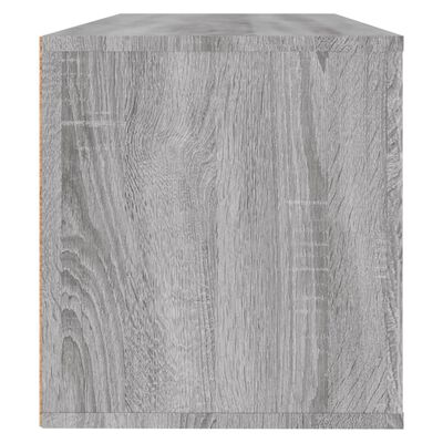 vidaXL Sapateira de parede 100x35x38 cm derivados madeira cinza sonoma