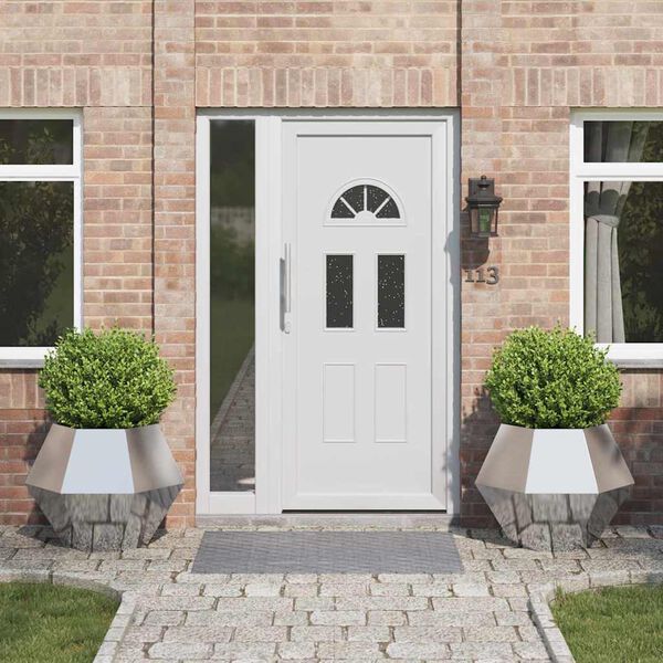 vidaXL Floreira 2 pcs Prateado 75 x 75 x 60 cm A&ccedil;o inoxid&aacute;vel