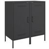 vidaXL Aparadores 2 pcs 36x39x79 cm a&ccedil;o preto