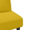 vidaXL 2 pcs conjunto de sofás com almofadas veludo amarelo