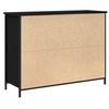 vidaXL Buffet Carvalho Preto 100 x 35 x 75 cm