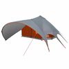 vidaXL Tenda Teepee para 9 Pessoas Cinza e Laranja 502 x 502 x 297 cm
