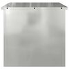 vidaXL Caixa de Armazenamento Externa Prateado 55 x 50,5 x 50 cm Aço