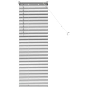 vidaXL Persianas venecianas Prateado 130 x 45 cm Alum&iacute;nio