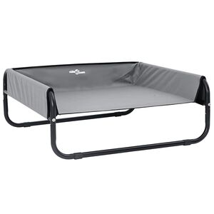 vidaXL Cama para Cachorro Manual Cinzento-claro 70 x 70 x 28,5 cm A&ccedil;o