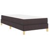 vidaXL Cama Box Marrom Escuro 90 x 200 cm tecido