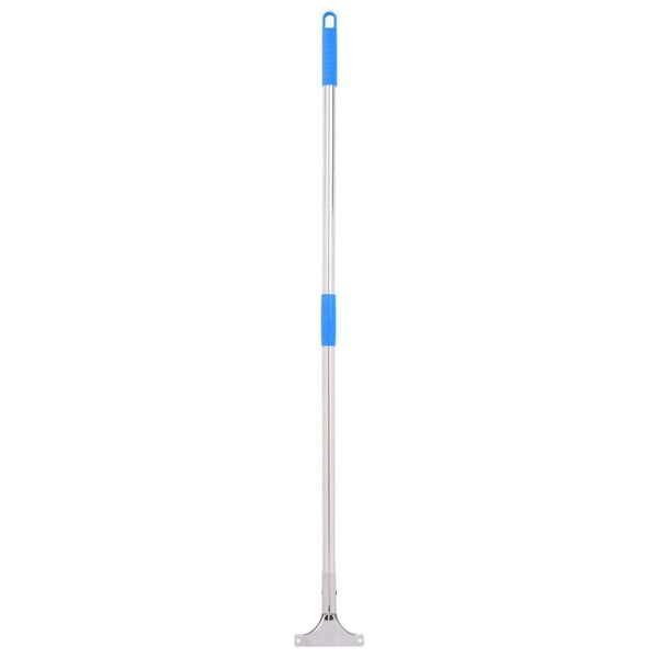 vidaXL Rodo de chão 5 pcs 45,5x119,5 cm aço e borracha