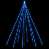 vidaXL Iluminação p/ árvore de Natal int/ext 1300 LEDs 8 m azul