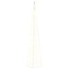vidaXL Cone de ilumina&ccedil;&atilde;o decorat. c/ LEDs acr&iacute;lico 90cm branco quente