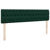 vidaXL Estrutura de cama otomana com colch&atilde;o 160x200 cm verde escuro