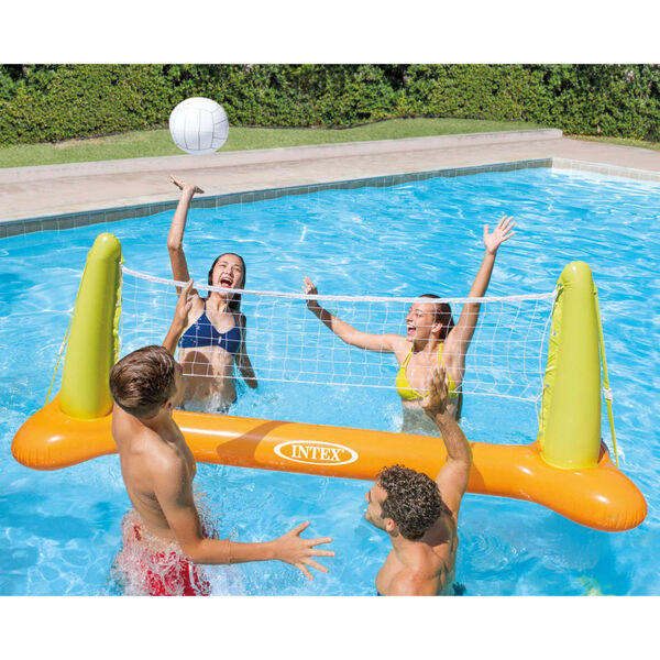 Intex Jogo de voleibol para piscina 239x64x91 cm