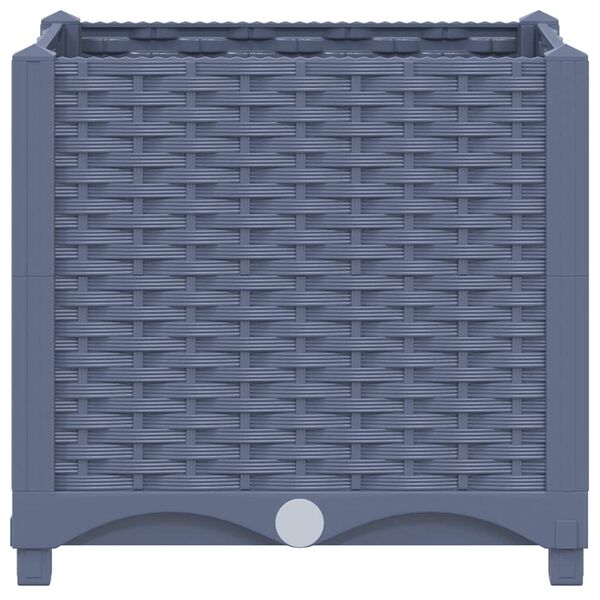 vidaXL Canteiro elevado 40x40x38 cm polipropileno