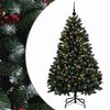 vidaXL &Aacute;rvore de Natal artificial verde com bolas 150 cm 150 LED
