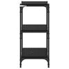 vidaXL Gabinete de Livros Carvalho preto 40 x 33 x 70,5 cm
