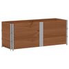 vidaXL Colares p/ paletes 3 pcs 150x50cm madeira pinho maci&ccedil;a castanho