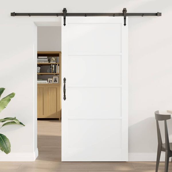 vidaXL Porta Deslizante ORKDAL Branco 93 x 202 cm