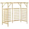 vidaXL P&eacute;rgola jardim p/ caixotes triplos madeira de pinho impregnada
