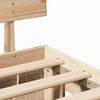 vidaXL Estrutura da Cama com cabeceira com gaveta Natural 90 x 190 cm