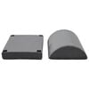 vidaXL Almofada para Descanso dos P&eacute;s Liso Cinzeto