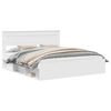 vidaXL Estrutura da Cama com cabeceira Branco 200 x 200 cm