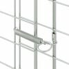 vidaXL Gaiola para Coelhos Prateado 400 x 100 x 210 cm A&ccedil;o Galvanizado
