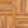 vidaXL Tampo de mesa 70x70x2,5 cm madeira de teca maci&ccedil;a