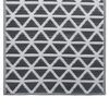 vidaXL Tapete de exterior 120x180 cm ARAKIL PP preto