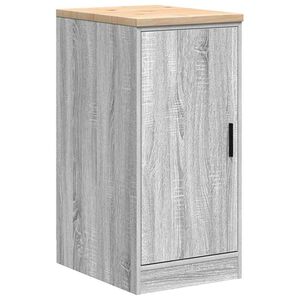 vidaXL Arm&aacute;rio de arruma&ccedil;&atilde;o de garagem Cinzento Sonoma 40x51x85 cm