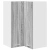 vidaXL Arm&aacute;rio suspenso Cinza Sonoma e Branco 57 x 57 x 80 cm