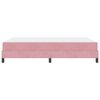 vidaXL Cama Box com colch&atilde;o Rosa 140 x 210 cm tecido
