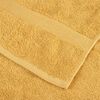 vidaXL Toalhas de banho premium SOLUND 4pcs 100x150cm 600gsm dourado