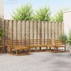 vidaXL Conjunto de Sof&aacute;s para Exterior 6 pcs Natural