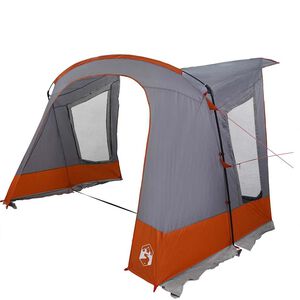 vidaXL Barraca de Caravana Cinza e Laranja 252 x 245 x 245 cm