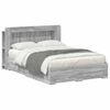 vidaXL Estrutura de Cama com Armazenamento Sonoma cinzento