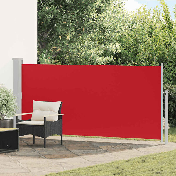 vidaXL Toldo lateral retr&aacute;til 140x300 cm vermelho