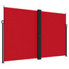 vidaXL Toldo lateral retr&aacute;til 220x1200 cm vermelho