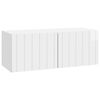 vidaXL Gabinete de TV de Parede 78,5 x 31 x 30 cm Branco Brilhante