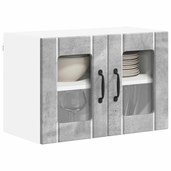 vidaXL Arm&aacute;rio de Cozinha 2 pcs Cinzento 60 x 31 x 40 cm