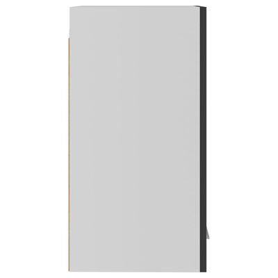 vidaXL Armário de parede 29,5x31x60 cm derivados de madeira cinzento