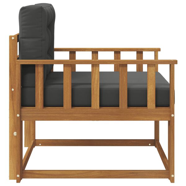 vidaXL Sof&aacute; M&eacute;dio Externo Madeira S&oacute;lida de Ac&aacute;cia Natural