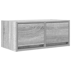 vidaXL M&oacute;vel de TV 60x31x25,5 cm derivados de madeira cinzento sonoma